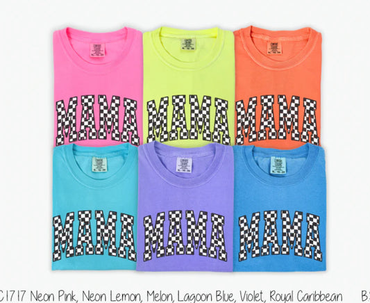 Mama Black Checkers (Tee, Sweatshirt, or Long-Sleeve)