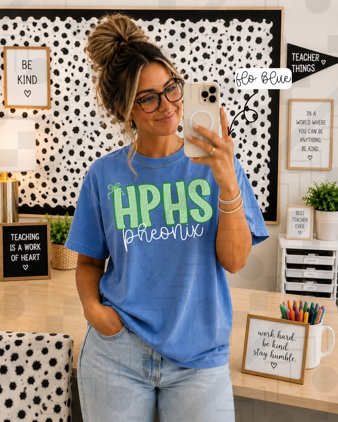 Scalloped Seersucker Varsity Schools (Tee, Sweatshirt, or Long-Sleeve)