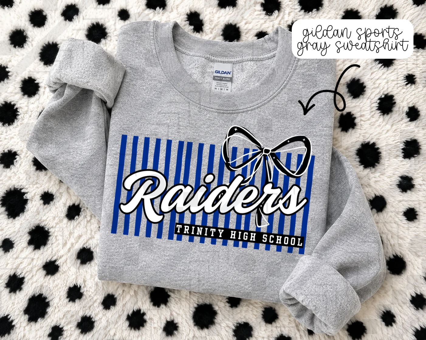 Stripe Bow/No Bow Schools (Tee, Sweatshirt, or Long-Sleeve)