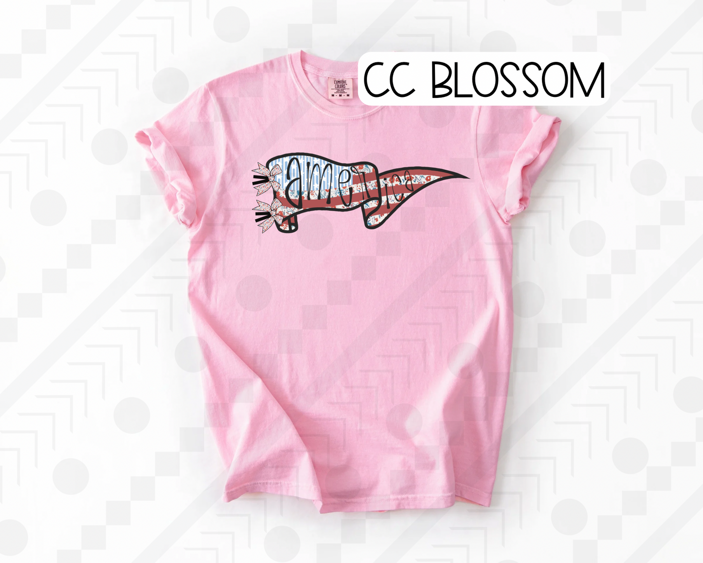 America Flag Floral