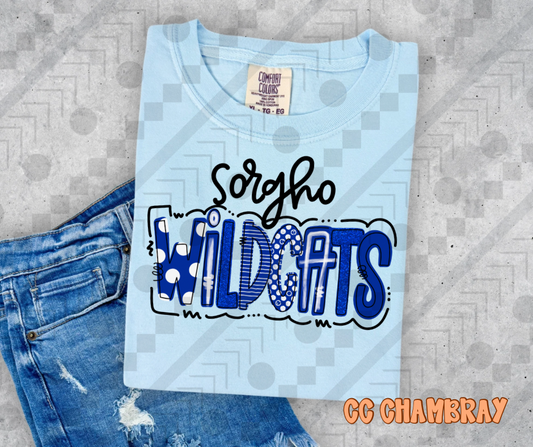 Sorgho Wildcats Doodle