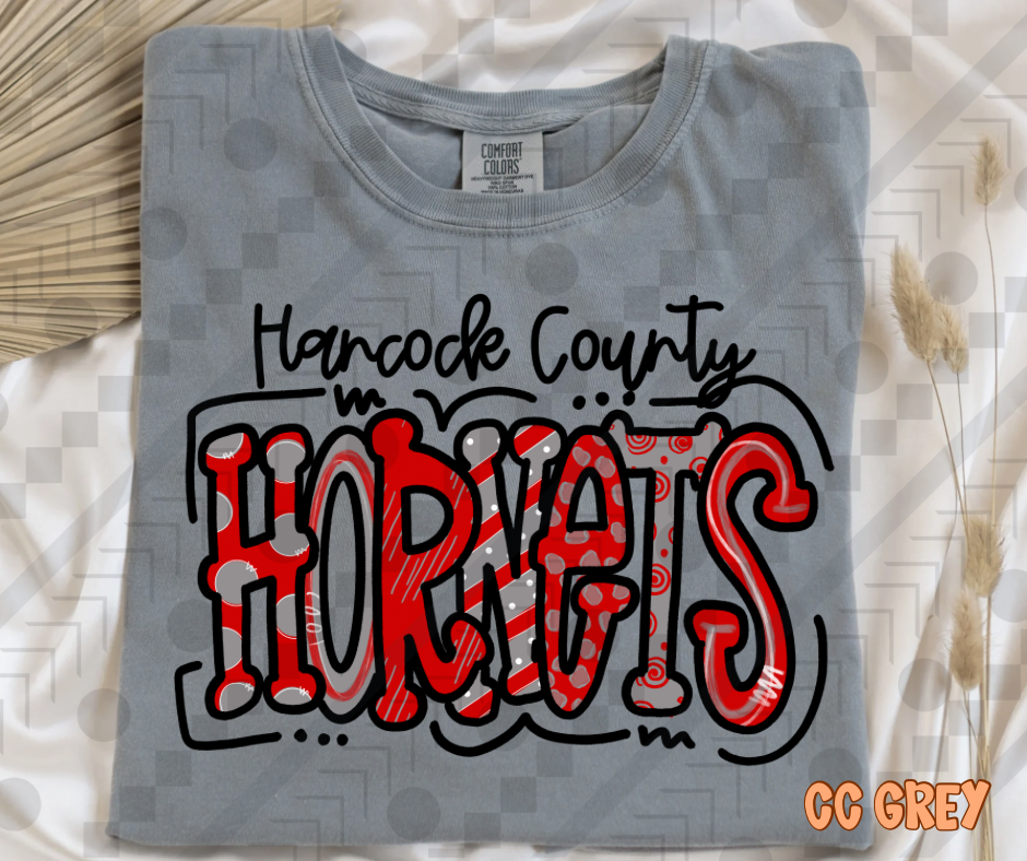 Hancock County Hornets Doodle