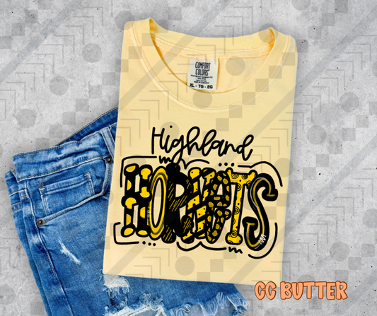 Highland Hornets Doodle