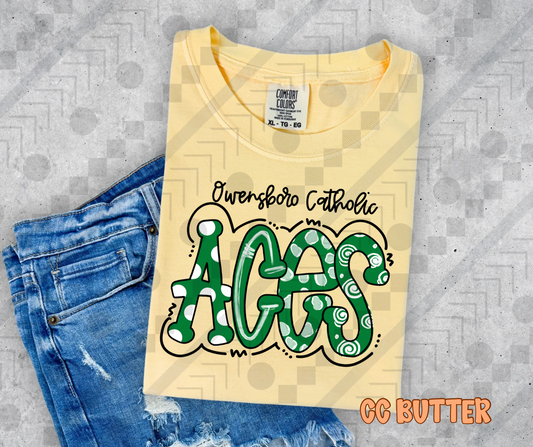 Owensboro Catholic Aces Doodle
