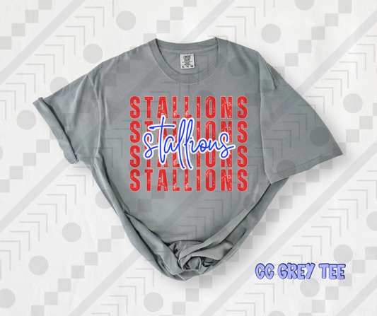 Stallions Distressed Stack