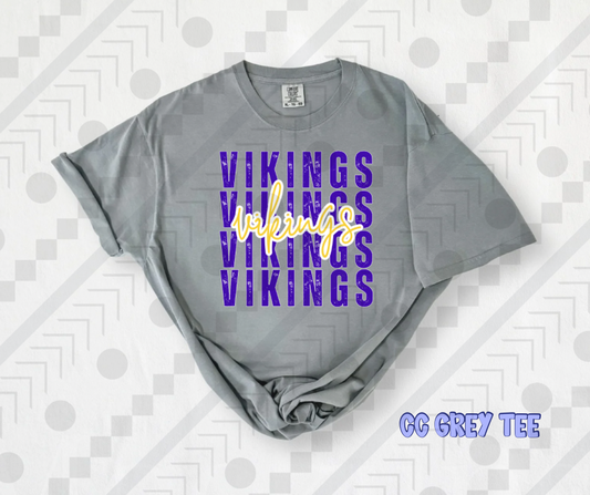 Vikings Distressed Stack