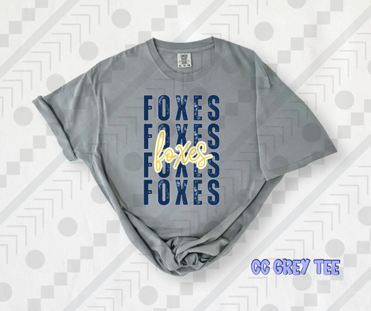 Foxes Distressed Stack