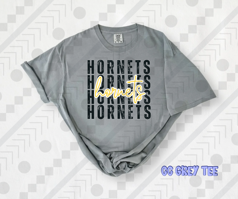 Hornets Distressed Stack