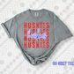 Huskies Distressed Stack