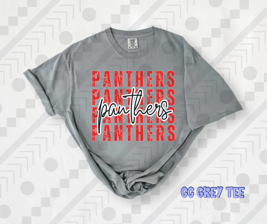 Panthers Distressed Stack