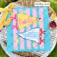 Striped Pencil Pennants Grades (Tee, Sweatshirt, or Long-Sleeve)