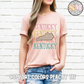 Kentuckyx4 Pastel Floral Outline State