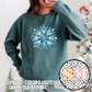 Watercolor Snowflake