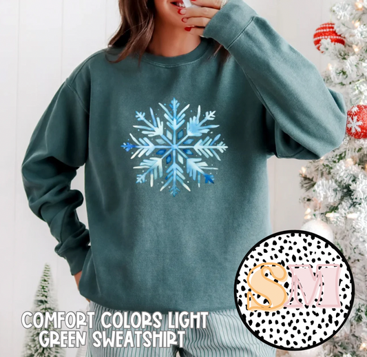 Watercolor Snowflake