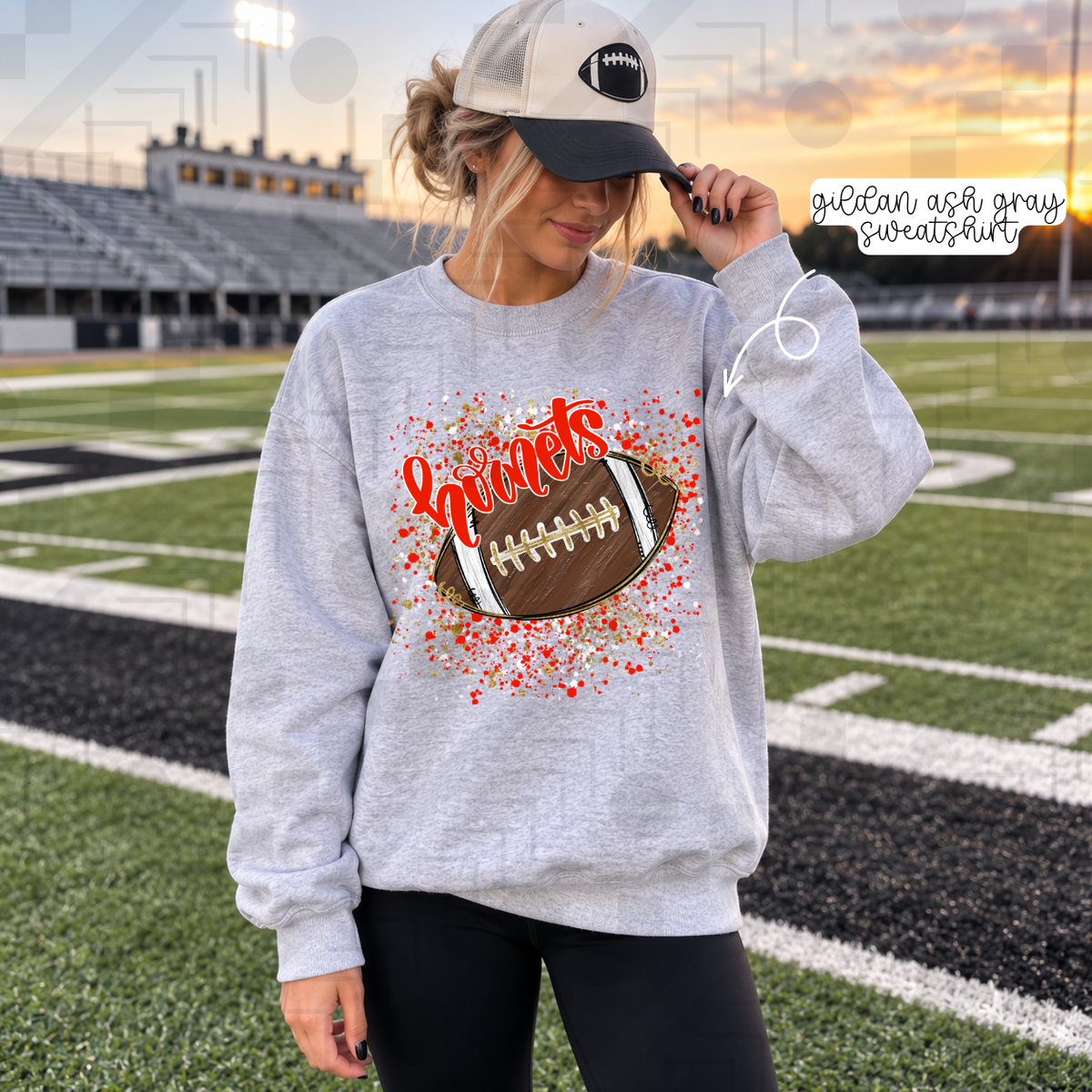 Football Splatter Schools (Tee, Sweatshirt, or Long-Sleeve)