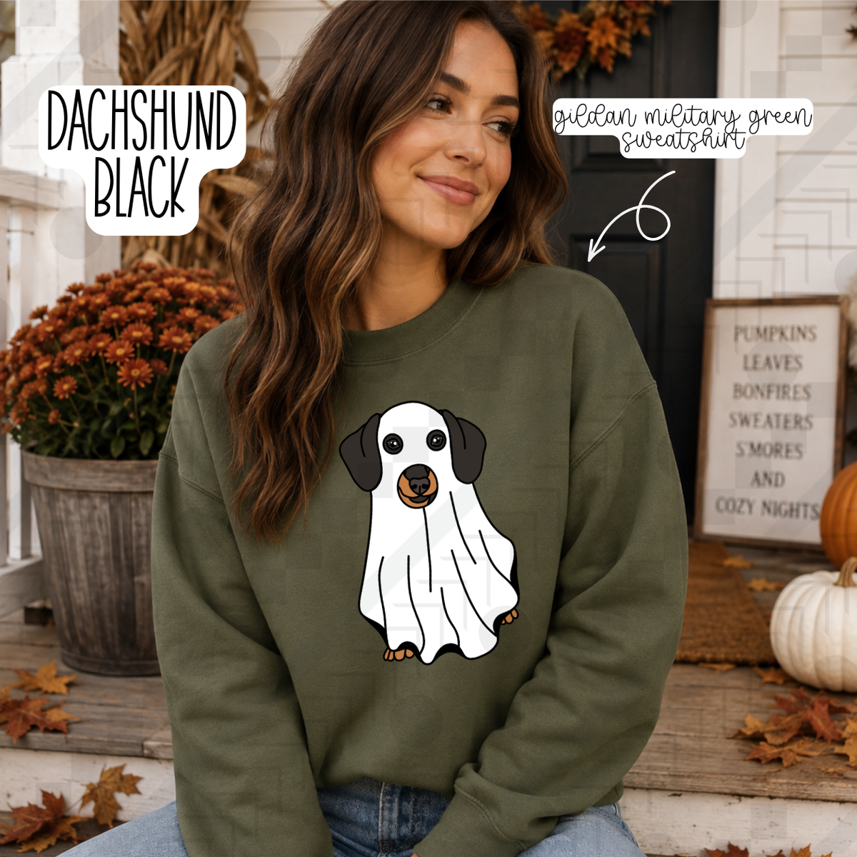 Ghost Dog Breeds (Tee, Sweatshirt, or Long-Sleeve)