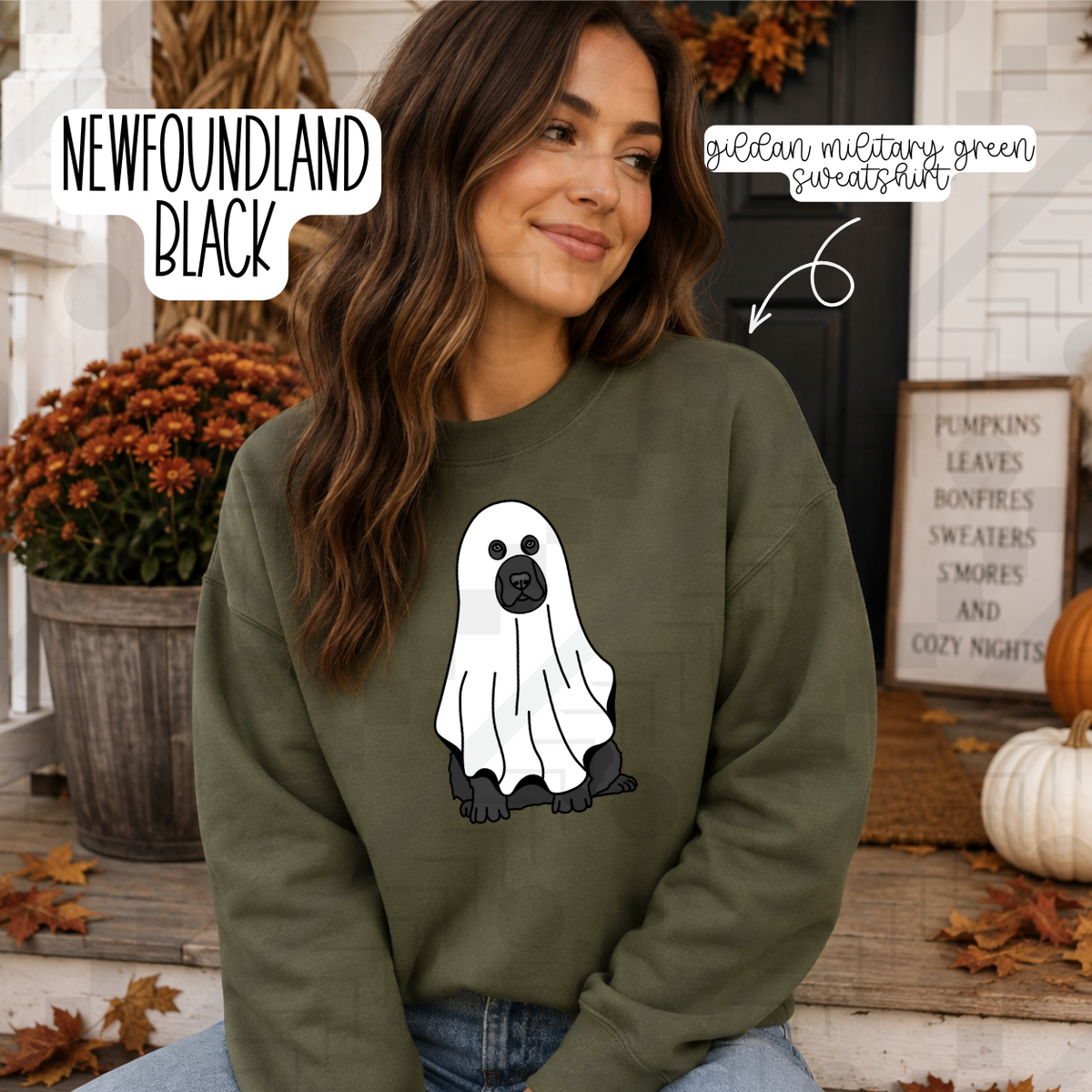 Ghost Dog Breeds (Tee, Sweatshirt, or Long-Sleeve)