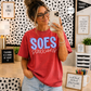 Scalloped Seersucker Varsity Schools (Tee, Sweatshirt, or Long-Sleeve)
