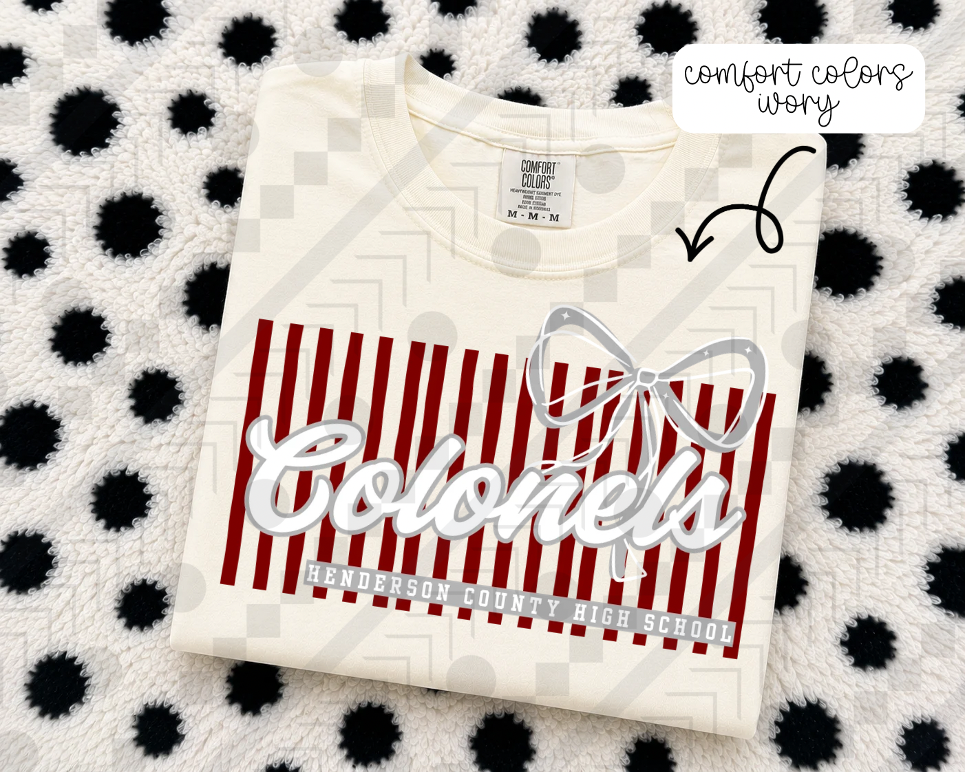 Stripe Bow/No Bow Schools (Tee, Sweatshirt, or Long-Sleeve)