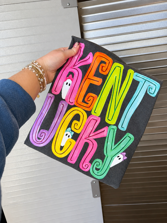 Neon KY Stacked Ghosts Tee