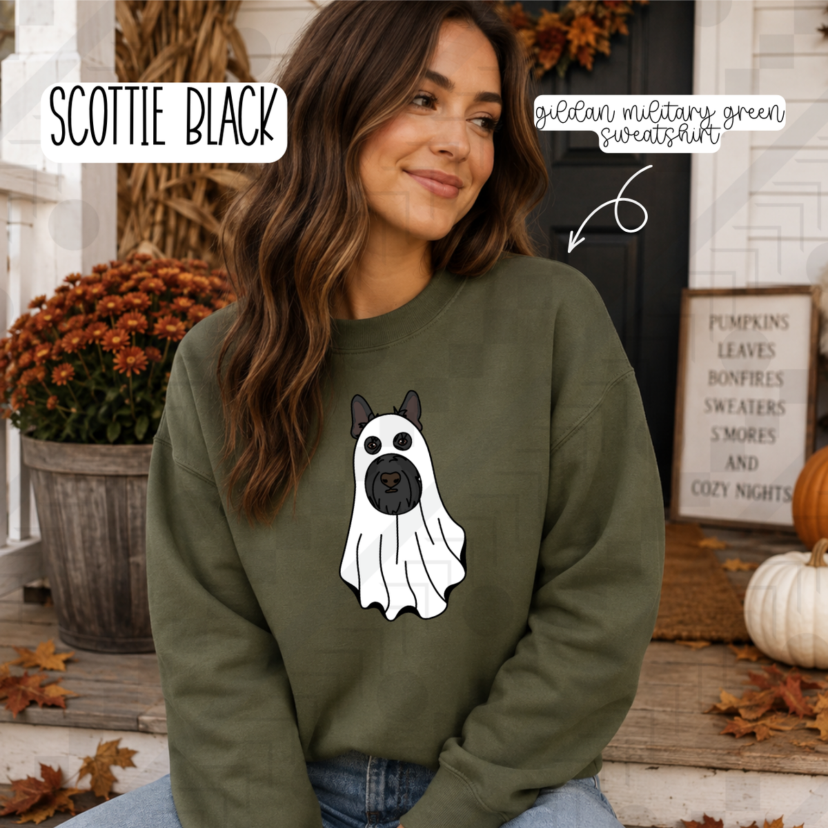 Ghost Dog Breeds (Tee, Sweatshirt, or Long-Sleeve)