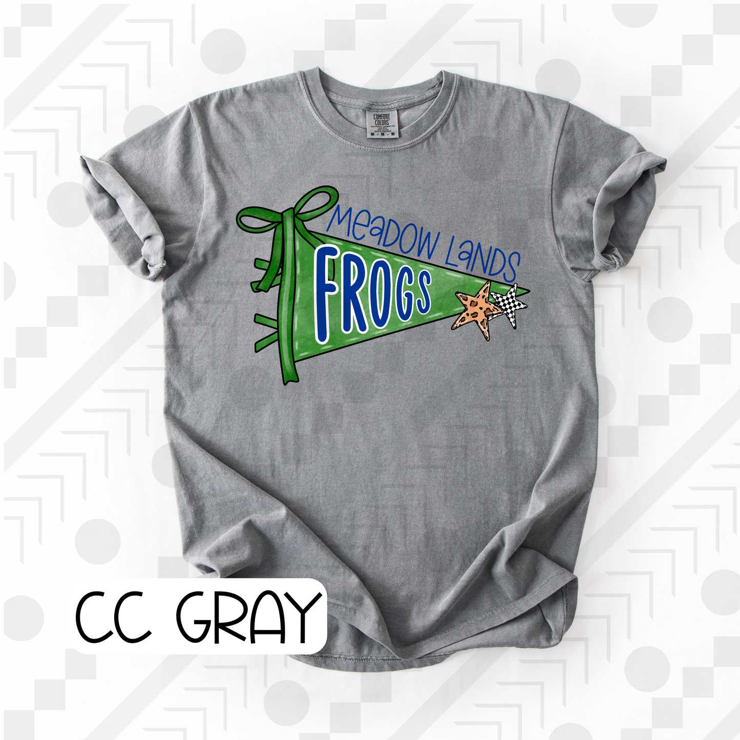 Cheetah Pennant Schools (Tee, Sweatshirt, or Long-Sleeve)