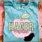 Hager Preschool Pink Apple (Tee, Sweatshirt, or Long-Sleeve)