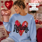 Kentucky Brushstroke Heart (Tee, Sweatshirt, or Long-Sleeve)