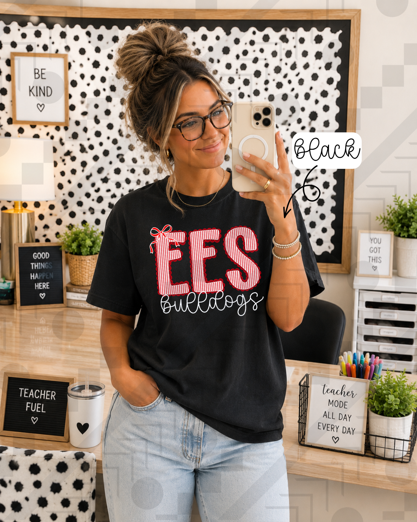 Scalloped Seersucker Varsity Schools (Tee, Sweatshirt, or Long-Sleeve)