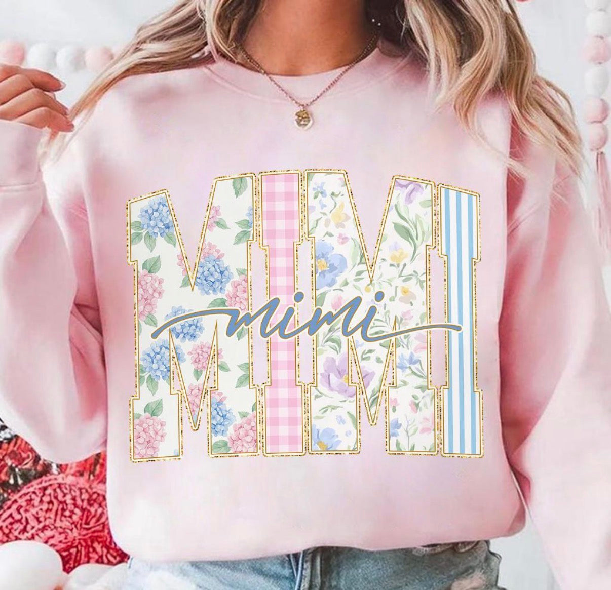 Pastel Floral Names Mother’s Day (Option 2) Tee