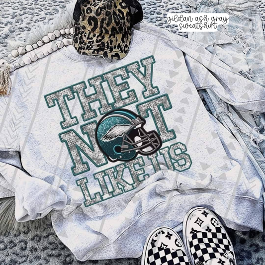 Famous Football They Not Like Us (Tee, Sweatshirt, or Long-Sleeve)