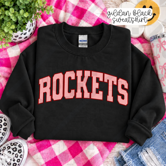 Seersucker Varsity Arch Mascots  (Tee, Sweatshirt, or Long-Sleeve)