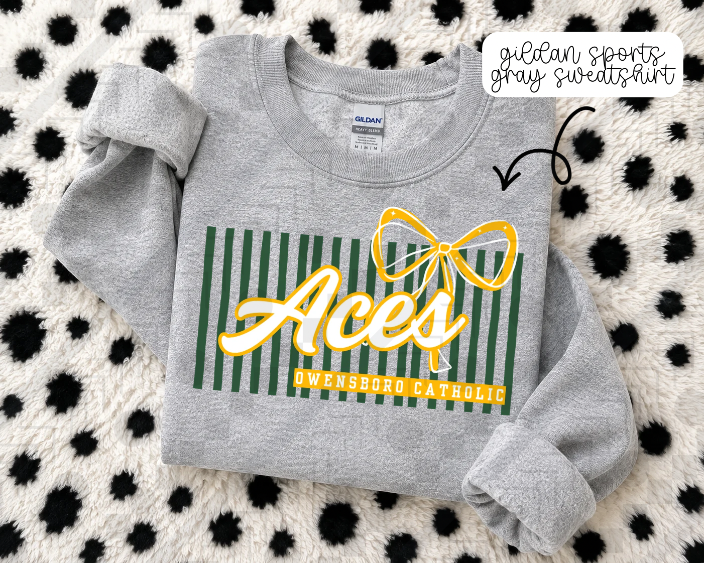 Stripe Bow/No Bow Schools (Tee, Sweatshirt, or Long-Sleeve)