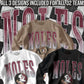 *OVERSIZED* College Football Sweatshirts