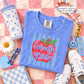 Blue Gingham Apple Grades (Tee, Sweatshirt, or Long-Sleeve)