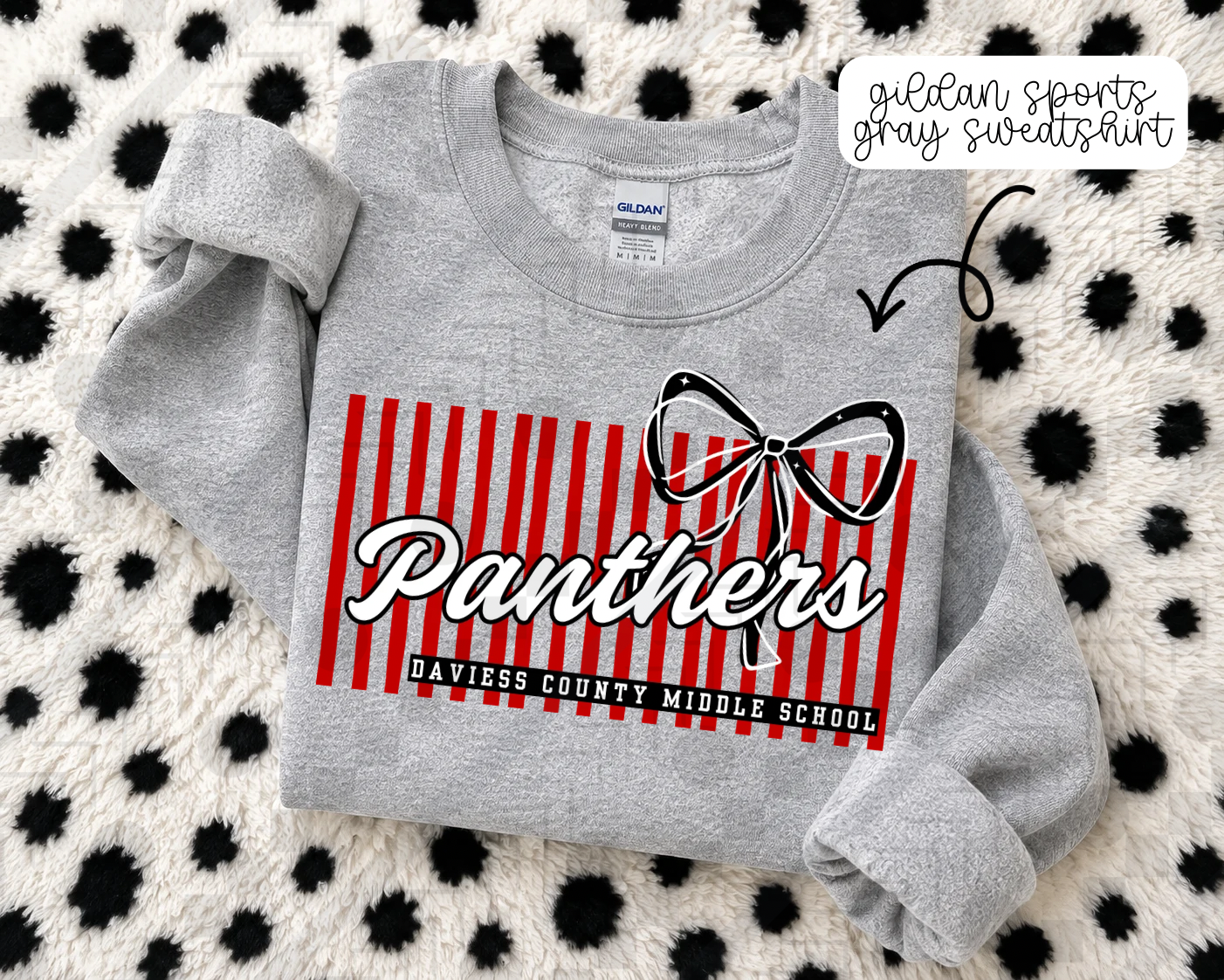 Stripe Bow/No Bow Schools (Tee, Sweatshirt, or Long-Sleeve)