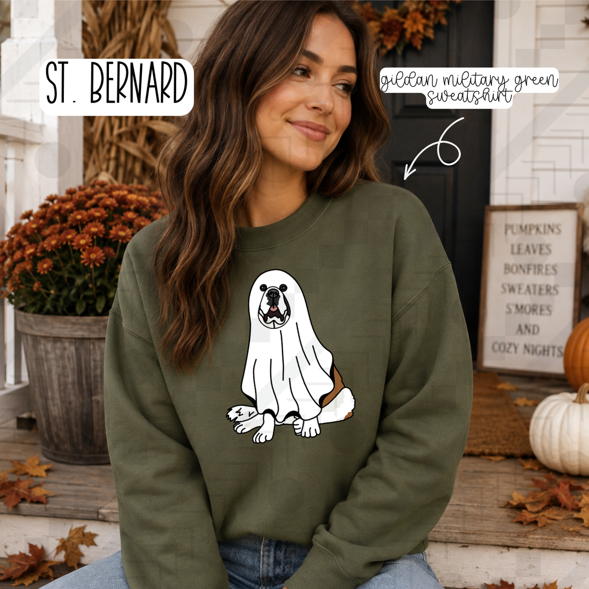 Ghost Dog Breeds (Tee, Sweatshirt, or Long-Sleeve)
