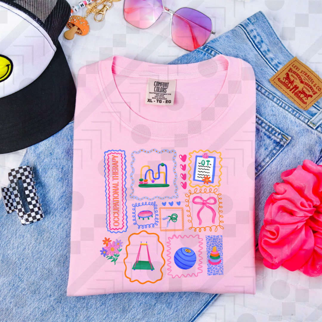 Occupational Therapy Squiggles (Tee, Sweatshirt, or Long-Sleeve)