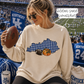 KY Gingham Football/Pumpkin (Tee, Sweatshirt, or Long-Sleeve)