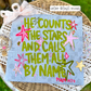 He Counts The Stars and Calls Them All By Name: Psalm 147:4 (Tee, Sweatshirt, or Long-Sleeve)