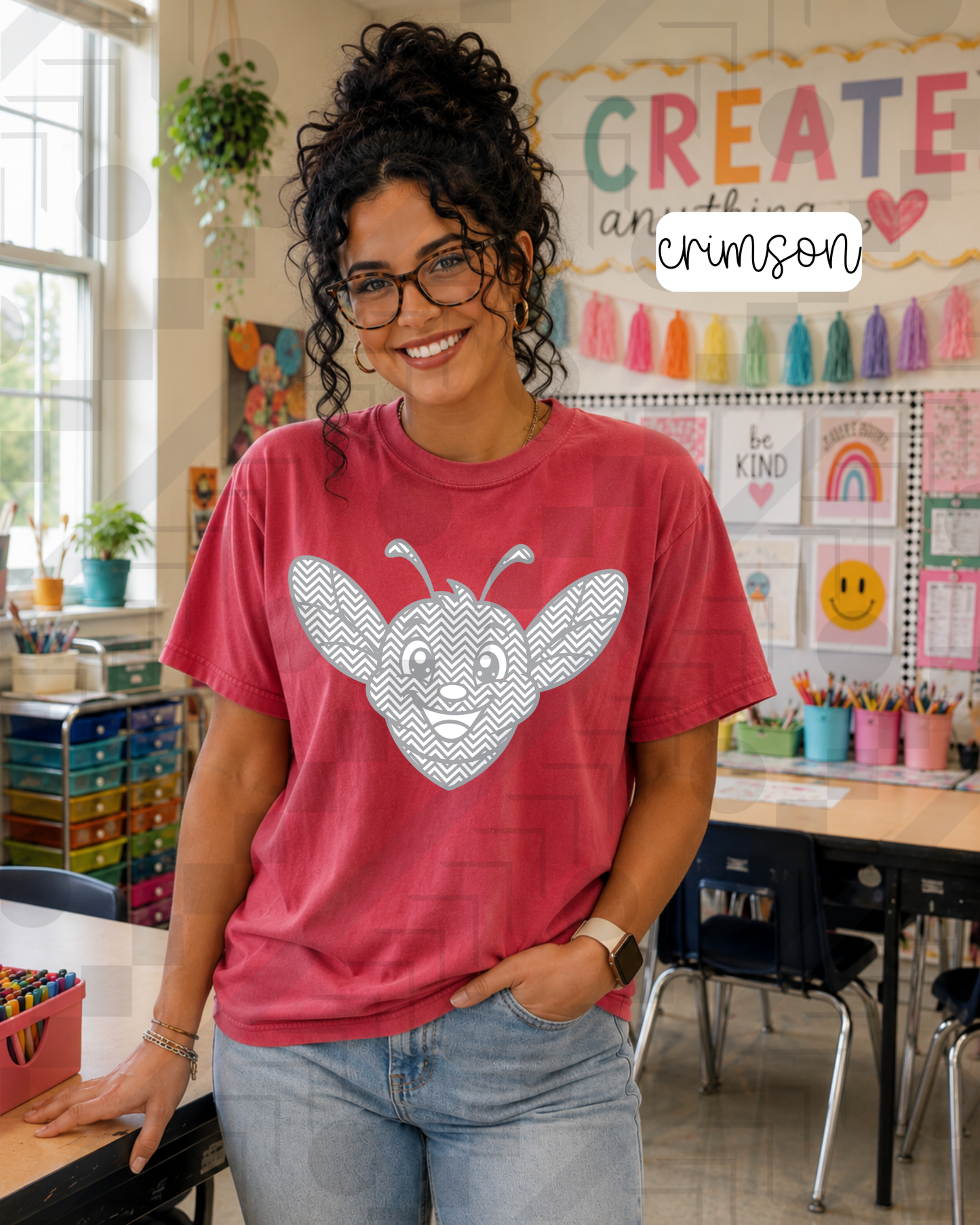 Chevron Happy Mascots (Tee, Sweatshirt, or Long-Sleeve)