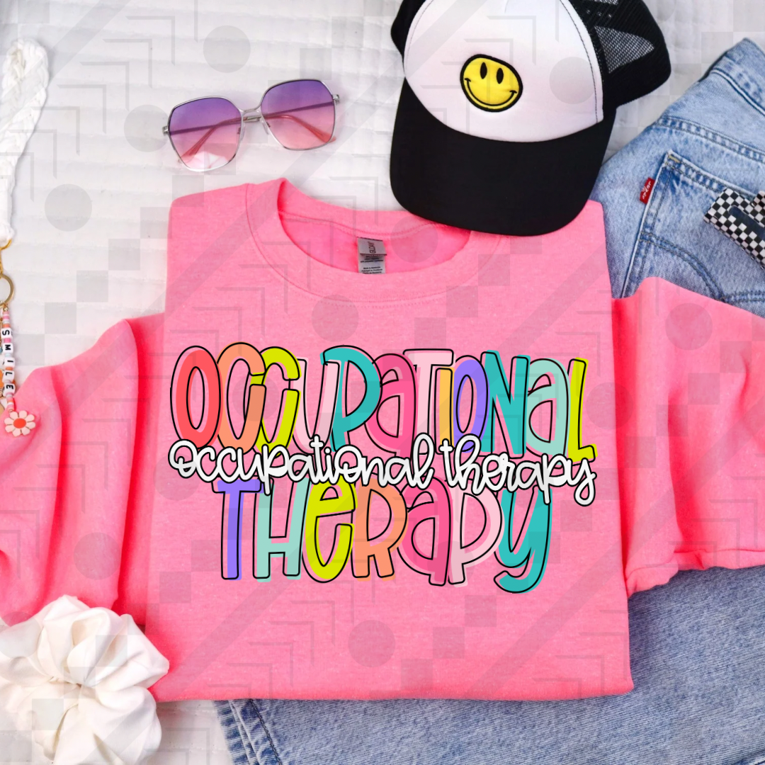 Occupational Therapy Neon (Tee, Sweatshirt, or Long-Sleeve)