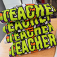 Teacher Spooky Pencils Gildan Sweatshirt