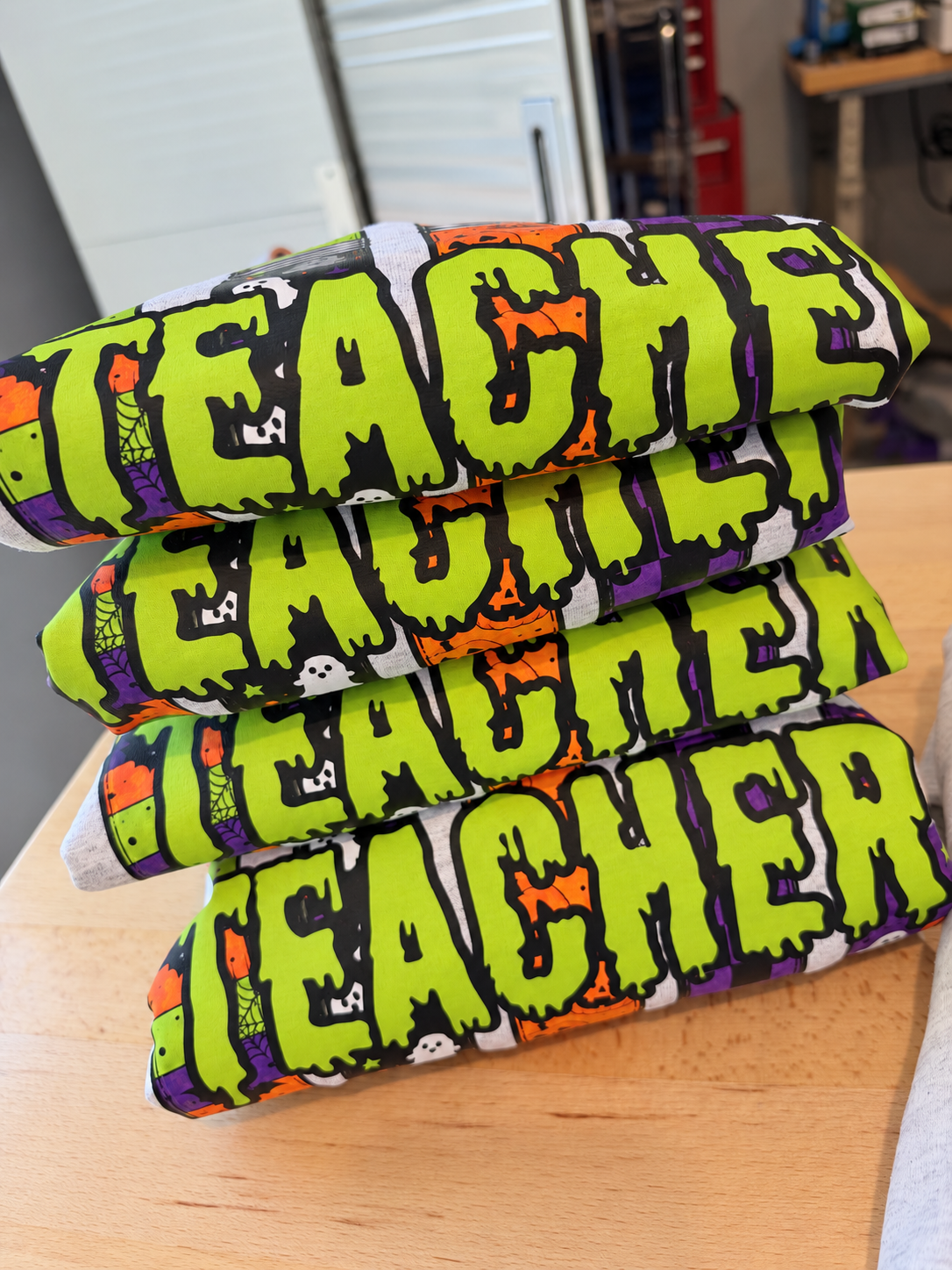 Teacher Spooky Pencils Gildan Sweatshirt