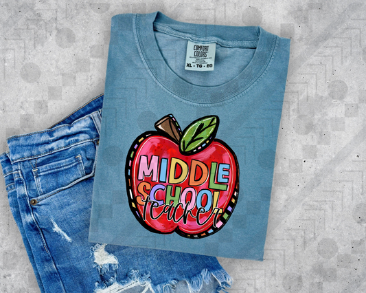 Middle School Funky Apple (Teacher)
