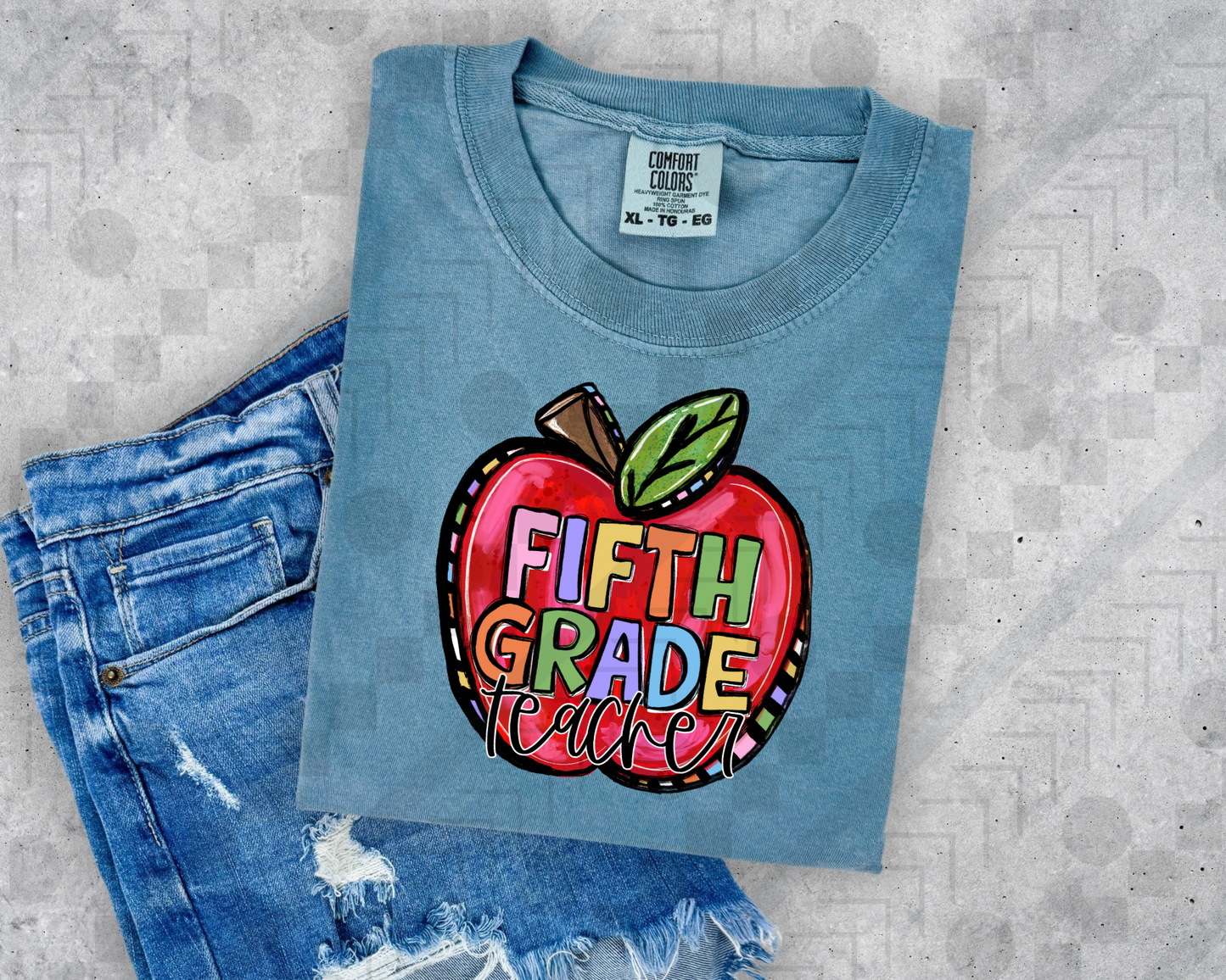 Fifth Grade Funky Apple (Teacher)