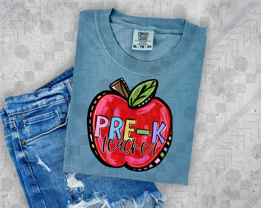 Pre-K Funky Apple (Teacher)
