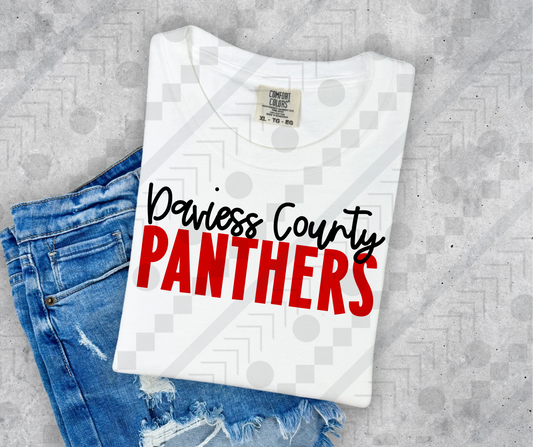 Daviess County Panthers Simple Stack