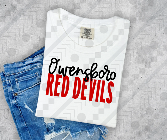Owensboro Red Devils Simple Stack