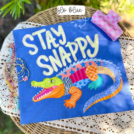 Stay Snappy Gator (Tee, Sweatshirt, or Long-Sleeves)